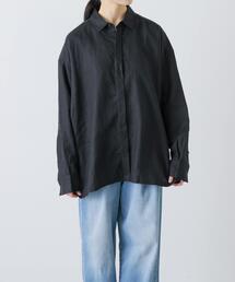 かぐれ | リネンレギュラーボックスシャツ(シャツ/ブラウス)