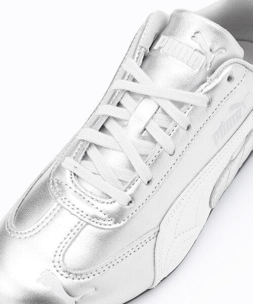 FREAK'S STORE(フリークスストア)の「PUMA/プーマ SPEEDCAT SILVER WOMENS/スピードキャット シルバー スニーカー(スニーカー・レディース・ライトグレー・24.5cm/24.0cm/23.5cm)」の3枚目の写真