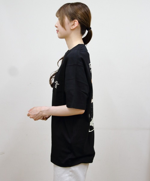 CHUMS（チャムス）の「CHUMS/チャムス　スペースブービースペースシップポケットTEE　Space Booby Spaceship Pocket TEE（Tシャツ/カットソー・メンズ・ブラック/ホワイト・L/M/S）」の13枚目の写真