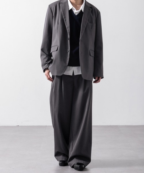 CLEL（クレイル）の「【CLEL】Basic Embroidered V-Neck Knit Vest / ベーシック 刺繍Vネックニットベスト（ベスト・メンズ・ブラック/ダークネイビー/グレー・S/XS/L/M）」の12枚目の写真