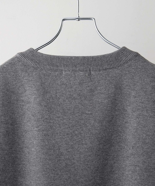 CLEL】Basic Embroidered V-Neck Knit Vest / ベーシック 刺繍Vネック 