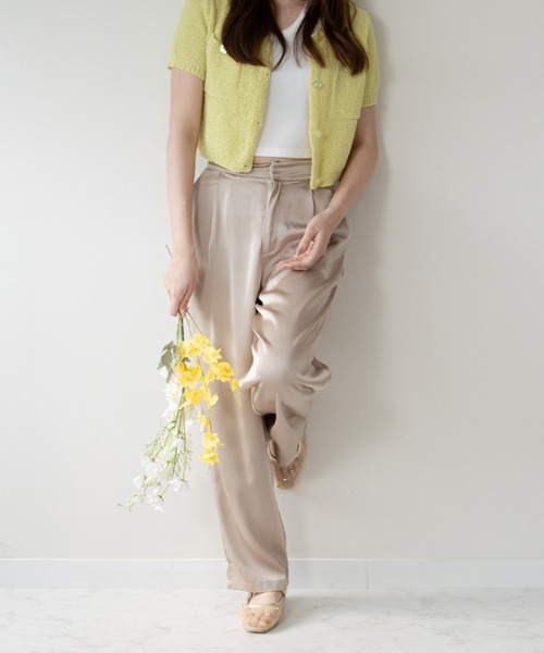 Bridget Birkin(ブリジットバーキン)の「【Bridget Birkin】ドットビジューチュールフラットシューズ(561523)(パンプス・レディース・ブラック系その他/ゴールド系その他/シルバー系その他・22.5/23/23.5/24/24.5)」の6枚目の写真