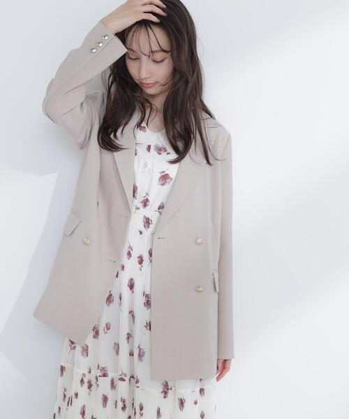 NATURAL BEAUTY BASIC（ナチュラルビューティーベーシック）の「◇ぼかしフラワープリントワンピース（ワンピース・レディース・ブルー系その他6/ブルー系その他/ホワイト系その他・P/S/MEDIUM）」の18枚目の写真