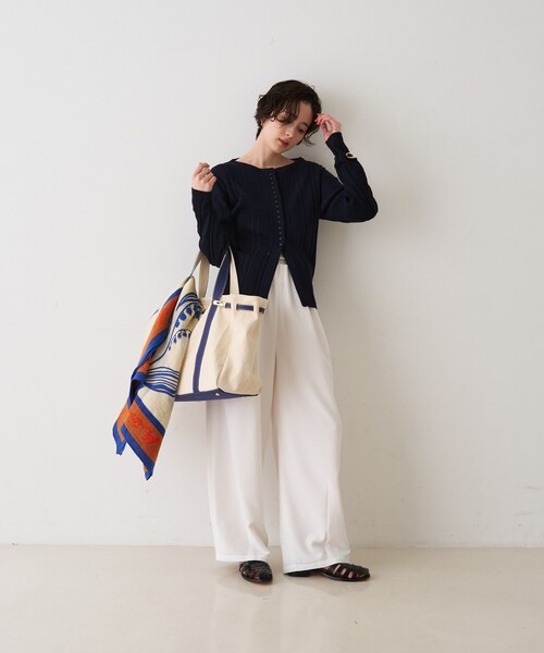 Rouge vif(ルージュヴィフ)の「【manipuri/マニプリ】フローラ コットンシルクストール 120×120 インド製(ストール/ショール・レディース・オレンジ/ブルー・フリー)」の8枚目の写真