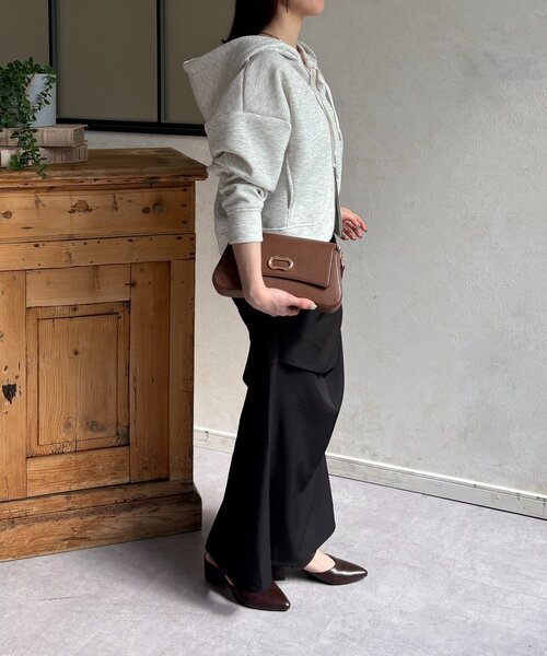 Thevon(ゼボン)の「Wジップボンディングパーカー(パーカー・レディース・グレー/ブラック/アイボリー・FREE)」の11枚目の写真