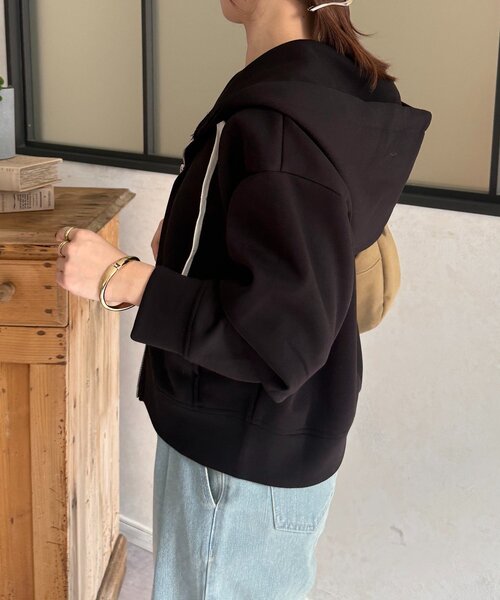 Thevon(ゼボン)の「Wジップボンディングパーカー(パーカー・レディース・グレー/ブラック/アイボリー・FREE)」の19枚目の写真