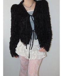 Rye by belgrace（リーバイベルグレイス）の「フリンジリボンジャケット（ノーカラージャケット）」