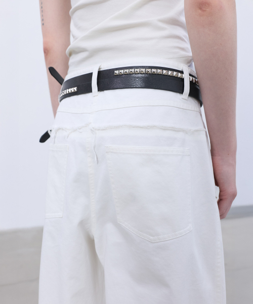 LCDC TM（エルシーディーシーティーエム）の「FRAYED LINE DETAIL PANTS (WHITE)（その他パンツ・レディース・その他・SMALL/MEDIUM）」の10枚目の写真