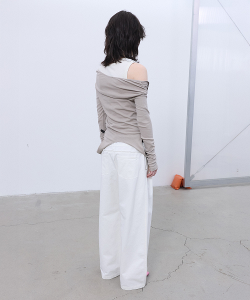 LCDC TM（エルシーディーシーティーエム）の「FRAYED LINE DETAIL PANTS (WHITE)（その他パンツ・レディース・その他・SMALL/MEDIUM）」の12枚目の写真