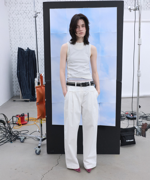LCDC TM（エルシーディーシーティーエム）の「FRAYED LINE DETAIL PANTS (WHITE)（その他パンツ・レディース・その他・SMALL/MEDIUM）」の14枚目の写真