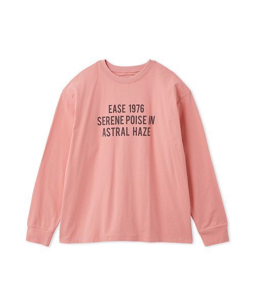 Mila Owen(ミラオーウェン)の「3段ロゴグラフィックロングTシャツシャツ(Tシャツ/カットソー・レディース・ホワイト/ピンク/クリーム・F)」の3枚目の写真
