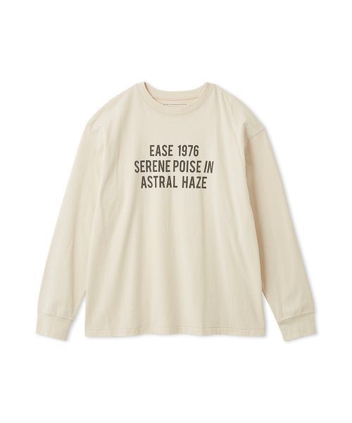 Mila Owen(ミラオーウェン)の「3段ロゴグラフィックロングTシャツシャツ(Tシャツ/カットソー・レディース・ホワイト/ピンク/クリーム・F)」の2枚目の写真