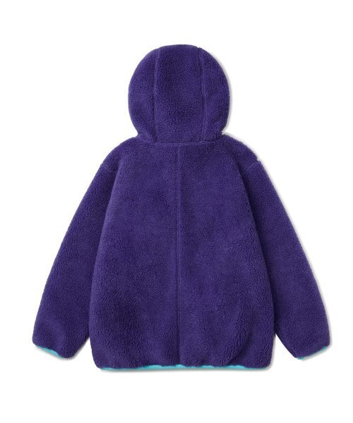 MUSINSA STANDARD KIDS（ムシンサスタンダードキッズ）の「フード付きシェルパフリースジャケット[パープル]（ブルゾン・レディース・その他・100/110/120/130/140/150）」の3枚目の写真