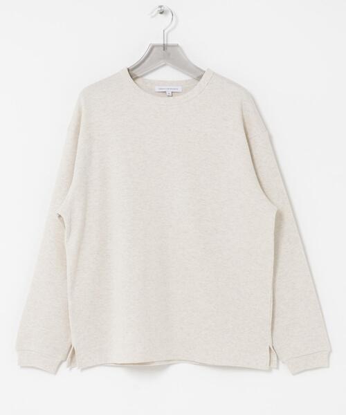 URBAN RESEARCH(アーバンリサーチ)の「『UR TECH』度詰めワッフルロングスリーブ(Tシャツ/カットソー・メンズ・ライトグレー/ブラック/ホワイト/オートミール・SMALL/X-LARGE/LARGE/MEDIUM)」の1枚目の写真