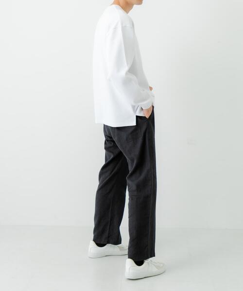 URBAN RESEARCH(アーバンリサーチ)の「『UR TECH』度詰めワッフルロングスリーブ(Tシャツ/カットソー・メンズ・ライトグレー/ブラック/ホワイト/オートミール・SMALL/X-LARGE/LARGE/MEDIUM)」の8枚目の写真
