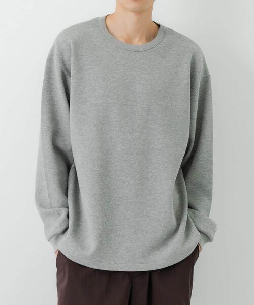 URBAN RESEARCH(アーバンリサーチ)の「『UR TECH』度詰めワッフルロングスリーブ(Tシャツ/カットソー・メンズ・ライトグレー/ブラック/ホワイト/オートミール・SMALL/X-LARGE/LARGE/MEDIUM)」の20枚目の写真