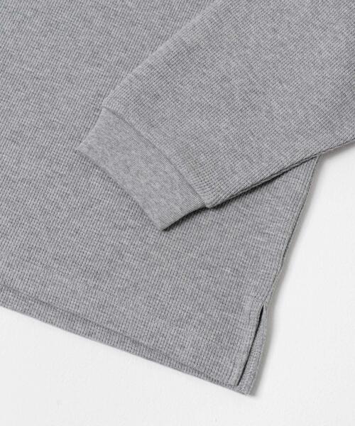 URBAN RESEARCH(アーバンリサーチ)の「『UR TECH』度詰めワッフルロングスリーブ(Tシャツ/カットソー・メンズ・ライトグレー/ブラック/ホワイト/オートミール・SMALL/X-LARGE/LARGE/MEDIUM)」の10枚目の写真