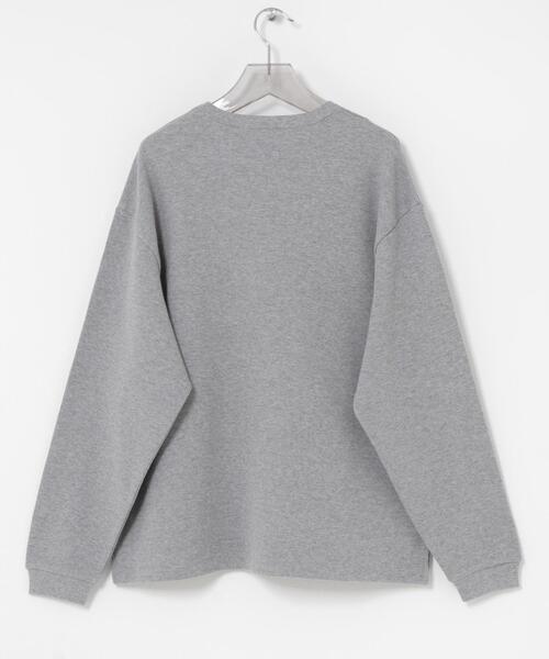 URBAN RESEARCH(アーバンリサーチ)の「『UR TECH』度詰めワッフルロングスリーブ(Tシャツ/カットソー・メンズ・ライトグレー/ブラック/ホワイト/オートミール・SMALL/X-LARGE/LARGE/MEDIUM)」の11枚目の写真