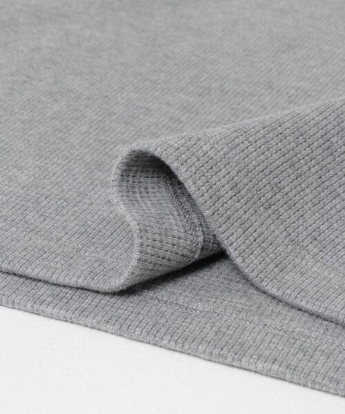 URBAN RESEARCH(アーバンリサーチ)の「『UR TECH』度詰めワッフルロングスリーブ(Tシャツ/カットソー・メンズ・ライトグレー/ブラック/ホワイト/オートミール・SMALL/X-LARGE/LARGE/MEDIUM)」の12枚目の写真
