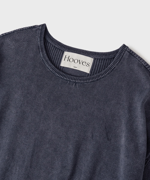 HOOVES（フーブス）の「マルチリップウォッシュドニットスリーブ[ストーンネイビー]（ニット/セーター・メンズ・その他・MEDIUM/LARGE/X-LARGE）」の3枚目の写真