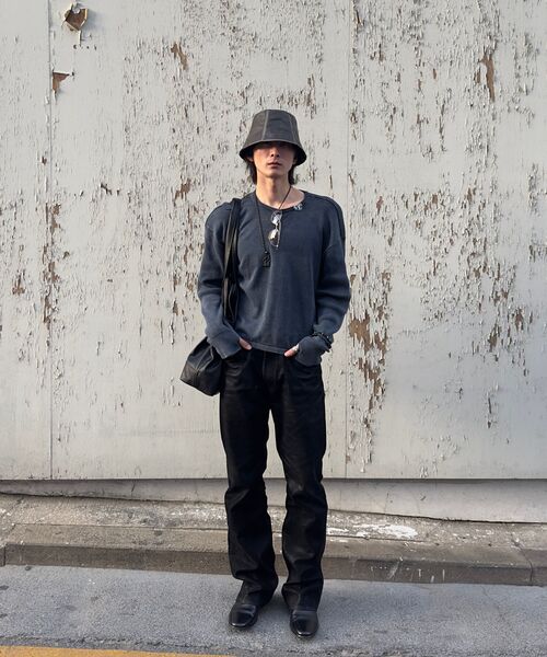 HOOVES（フーブス）の「マルチリップウォッシュドニットスリーブ[ストーンネイビー]（ニット/セーター・メンズ・その他・MEDIUM/LARGE/X-LARGE）」の4枚目の写真