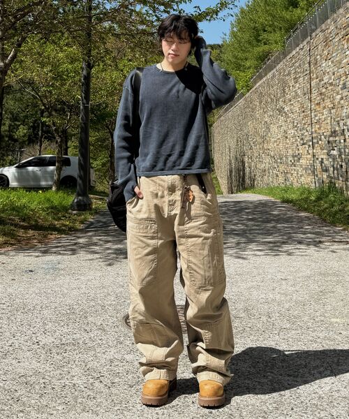 HOOVES（フーブス）の「マルチリップウォッシュドニットスリーブ[ストーンネイビー]（ニット/セーター・メンズ・その他・MEDIUM/LARGE/X-LARGE）」の5枚目の写真