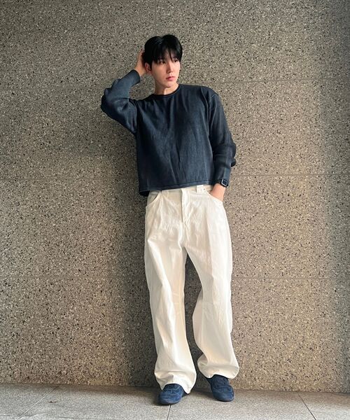 HOOVES（フーブス）の「マルチリップウォッシュドニットスリーブ[ストーンネイビー]（ニット/セーター・メンズ・その他・MEDIUM/LARGE/X-LARGE）」の7枚目の写真