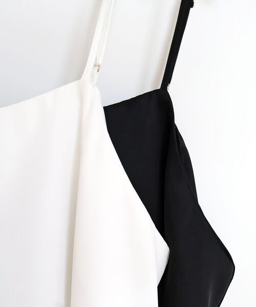 le.coeur blanc（ルクールブラン）の「裾レースキャミブラウス（シャツ/ブラウス・レディース・ブラック/オフホワイト・38）」の19枚目の写真