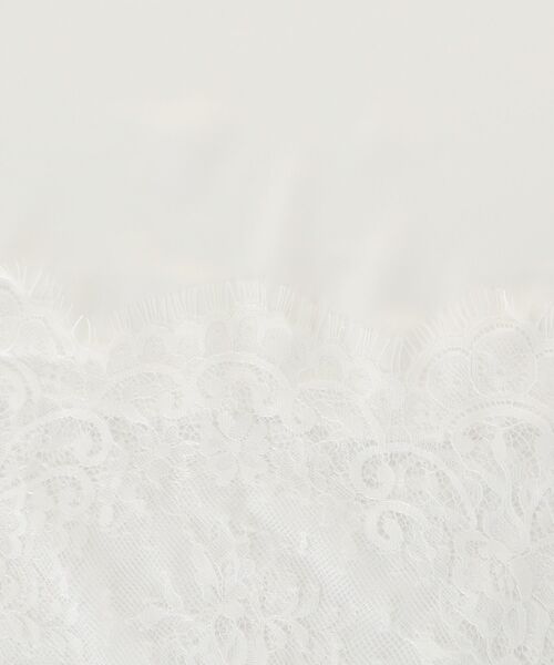 le.coeur blanc(ルクールブラン)の「裾レースキャミブラウス(シャツ/ブラウス・レディース・ブラック/オフホワイト・38)」の11枚目の写真