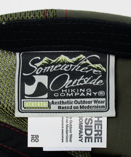 UNITED ARROWS & SONS（ユナイテッドアローズアンドサンズ）の「＜Somewhere outside＞ Tribal CAP/キャップ（キャップ・メンズ・オリーブ・FREE）」の5枚目の写真