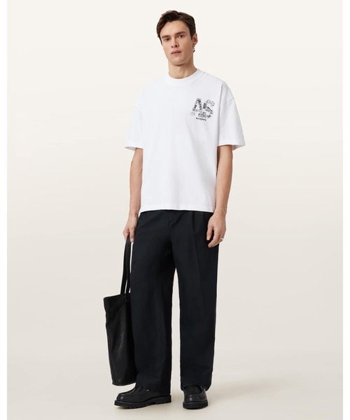 ALLSAINTS（オールセインツ）の「MIXTAPE OVERSIZED GRAPHIC T-SHIRT | MIXTAPE オーバーサイズ グラフィック Tシャツ（Tシャツ/カットソー・メンズ・ホワイト・XS/S/L/XL）」の3枚目の写真