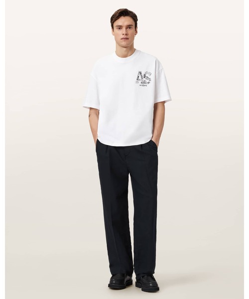 ALLSAINTS（オールセインツ）の「MIXTAPE OVERSIZED GRAPHIC T-SHIRT | MIXTAPE オーバーサイズ グラフィック Tシャツ（Tシャツ/カットソー・メンズ・ホワイト・XS/S/L/XL）」の5枚目の写真