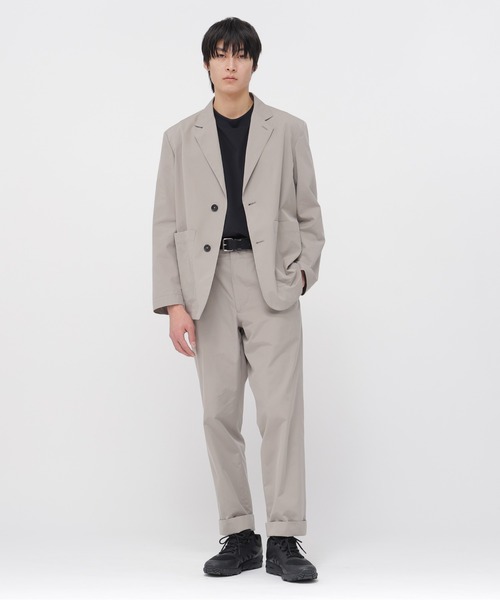 MARGARET HOWELL(マーガレットハウエル)の「COTTON SILK PLAINWEAVE(その他パンツ・メンズ・ベージュ/ダークブラウン・SMALL/MEDIUM/LARGE/X-LARGE)」の2枚目の写真