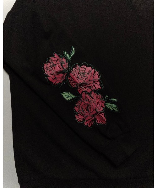 ATELANE（アテレーン）の「ATELANE/ダンボールポンチ ランダムフラワー刺繍 L/S TEE（Tシャツ/カットソー・メンズ・ブラウン/オフホワイト・MEDIUM/LARGE）」の21枚目の写真