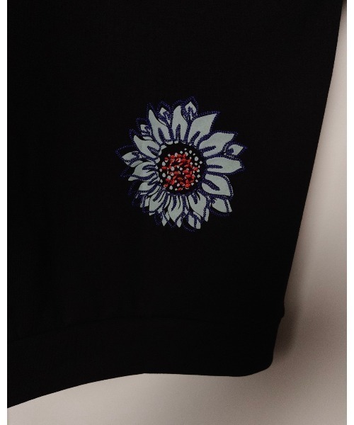 ATELANE（アテレーン）の「ATELANE/ダンボールポンチ ランダムフラワー刺繍 L/S TEE（Tシャツ/カットソー・メンズ・ブラウン/オフホワイト・MEDIUM/LARGE）」の19枚目の写真