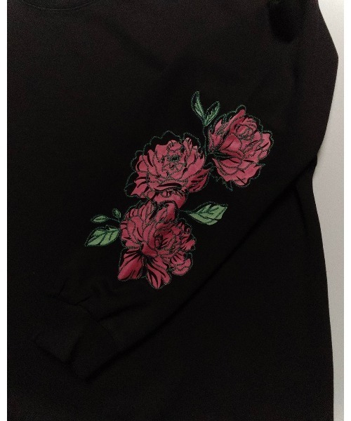 ATELANE（アテレーン）の「ATELANE/ダンボールポンチ ランダムフラワー刺繍 L/S TEE（Tシャツ/カットソー・メンズ・ブラウン/オフホワイト・MEDIUM/LARGE）」の22枚目の写真
