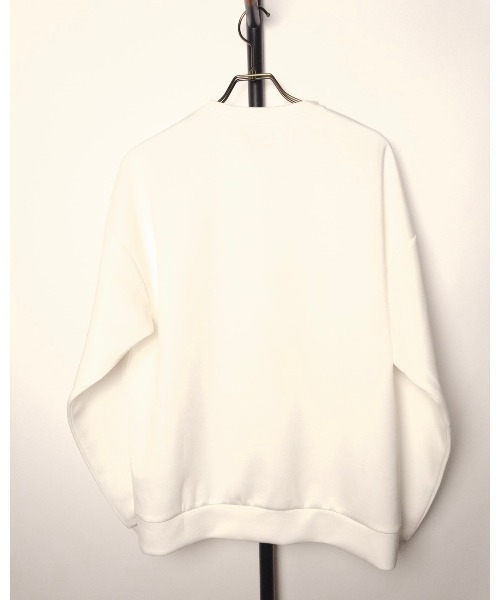 ATELANE（アテレーン）の「ATELANE/ダンボールポンチ ランダムフラワー刺繍 L/S TEE（Tシャツ/カットソー・メンズ・ブラウン/オフホワイト・MEDIUM/LARGE）」の4枚目の写真