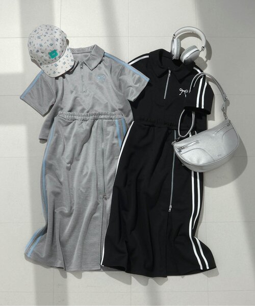 algy（アルジー）の「【セットアップ対応】ラップロングスカパン（スカート・キッズ・グレー/サックスブルー/ブラック・160/150/140/130）」の8枚目の写真