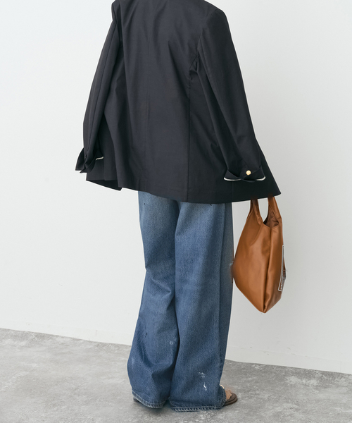 Spick & Span（スピックアンドスパン）の「AUTHEN / オーセン LAUREL WIDE（デニムパンツ・レディース・ブルー・27/25）」の4枚目の写真