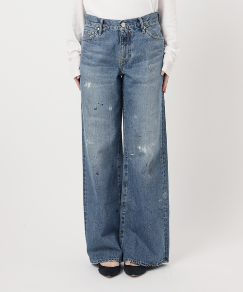 Spick & Span（スピックアンドスパン）の「AUTHEN / オーセン LAUREL WIDE（デニムパンツ・レディース・ブルー・27/25）」の6枚目の写真