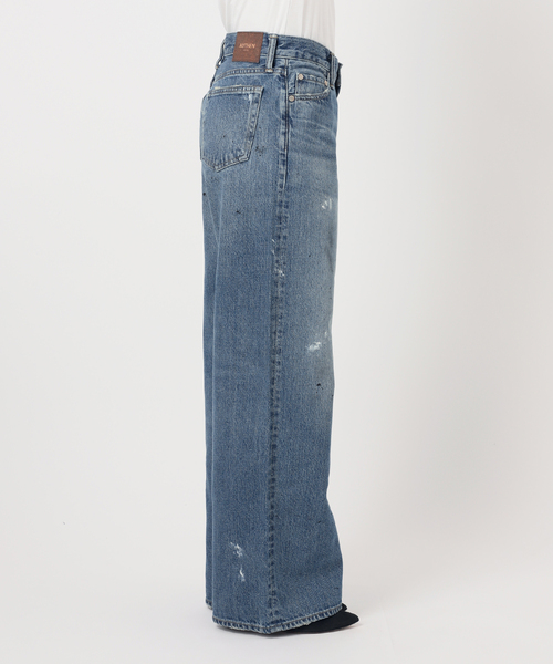 Spick & Span（スピックアンドスパン）の「AUTHEN / オーセン LAUREL WIDE（デニムパンツ・レディース・ブルー・27/25）」の9枚目の写真