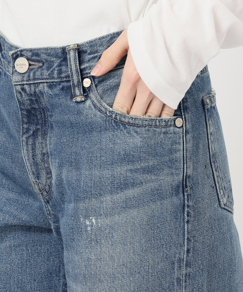 Spick & Span（スピックアンドスパン）の「AUTHEN / オーセン LAUREL WIDE（デニムパンツ・レディース・ブルー・27/25）」の12枚目の写真