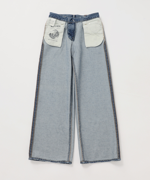 Spick & Span（スピックアンドスパン）の「AUTHEN / オーセン LAUREL WIDE（デニムパンツ・レディース・ブルー・27/25）」の18枚目の写真