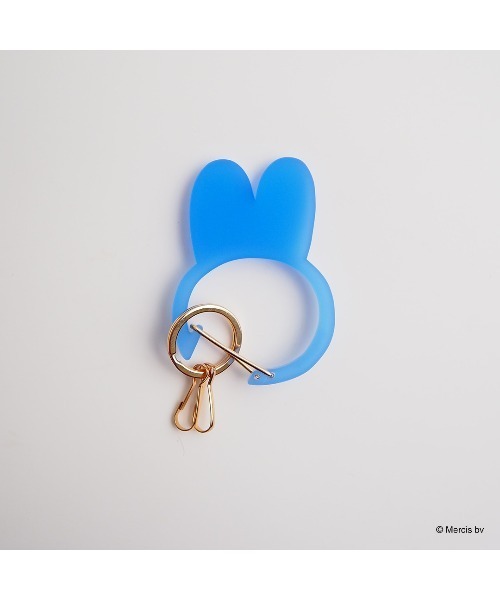 Dick Bruna(ディックブルーナ)の「MIFFY CARABINER フェイスカラビナ(キーホルダー・レディース・アイボリー/ピンク/グレー/ブルー・FREE)」の7枚目の写真