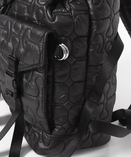GANNI(ガニー)の「GANNI RE-TECH QUILTED BACKPACK(バックパック/リュック・レディース・ブラック・-)」の3枚目の写真