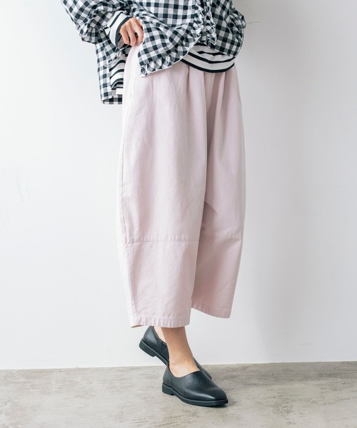 studio CLIP（スタディオクリップ）の「《natural by clip》Cドビーコクーンパンツ（その他パンツ・レディース・ピンク/アイボリー/ブラック・FREE）」の3枚目の写真