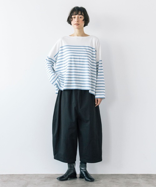 studio CLIP（スタディオクリップ）の「《natural by clip》Cドビーコクーンパンツ（その他パンツ・レディース・ピンク/アイボリー/ブラック・FREE）」の4枚目の写真