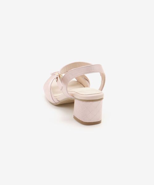 MAJESTIC LEGON（マジェスティックレゴン）の「サテンビジューリボンサンダル（サンダル・レディース・ピンク/アイボリー/ブラック・SMALL/MEDIUM/LARGE/X-LARGE）」の7枚目の写真