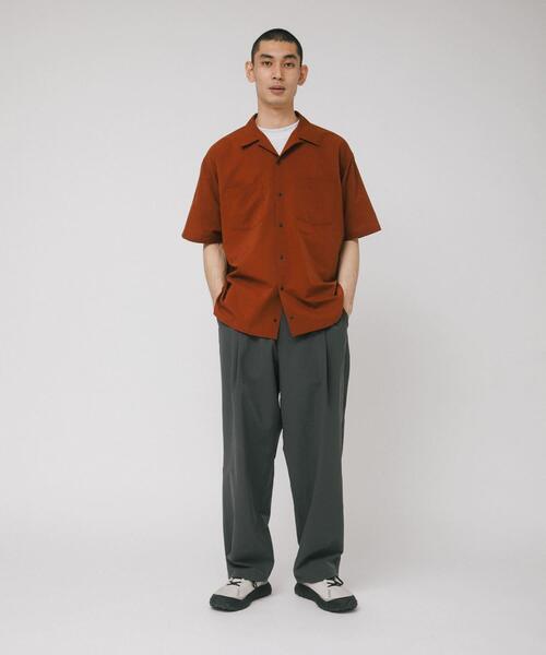 EKAL(エカル)の「『吸水速乾/通気性/軽量』DOT AIR SHORT-SLEEVE SHIRTS(シャツ/ブラウス・メンズ・オレンジ系その他/ブラック/ネイビー・MEDIUM/LARGE)」の4枚目の写真