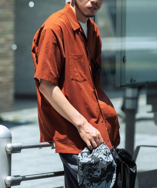 EKAL(エカル)の「『吸水速乾/通気性/軽量』DOT AIR SHORT-SLEEVE SHIRTS(シャツ/ブラウス・メンズ・オレンジ系その他/ブラック/ネイビー・MEDIUM/LARGE)」の7枚目の写真
